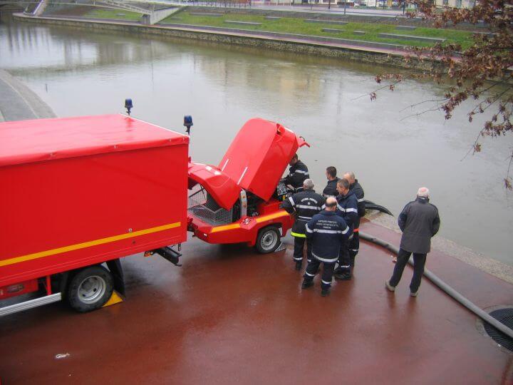 Mise en service des matériels de lutte contre l'incendie Haka