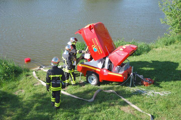 Mise en service des matériels de lutte contre l'incendie Haka